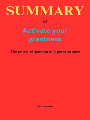 cover image of Activate your greatness